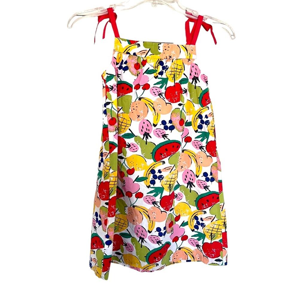 Hanna Andersson girls fruit print jumper dress size 130/ US 8